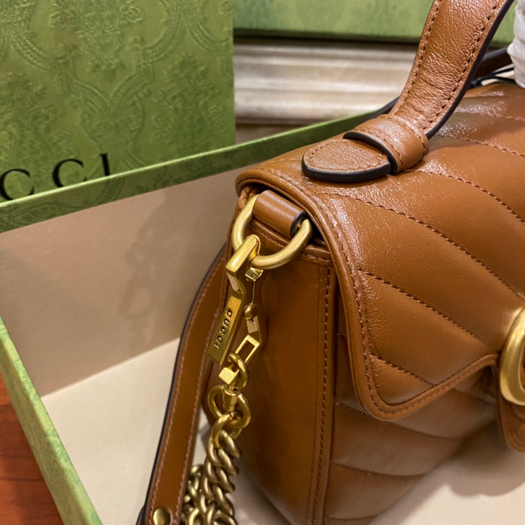 G*u*i gg marmont mini top handle bag
