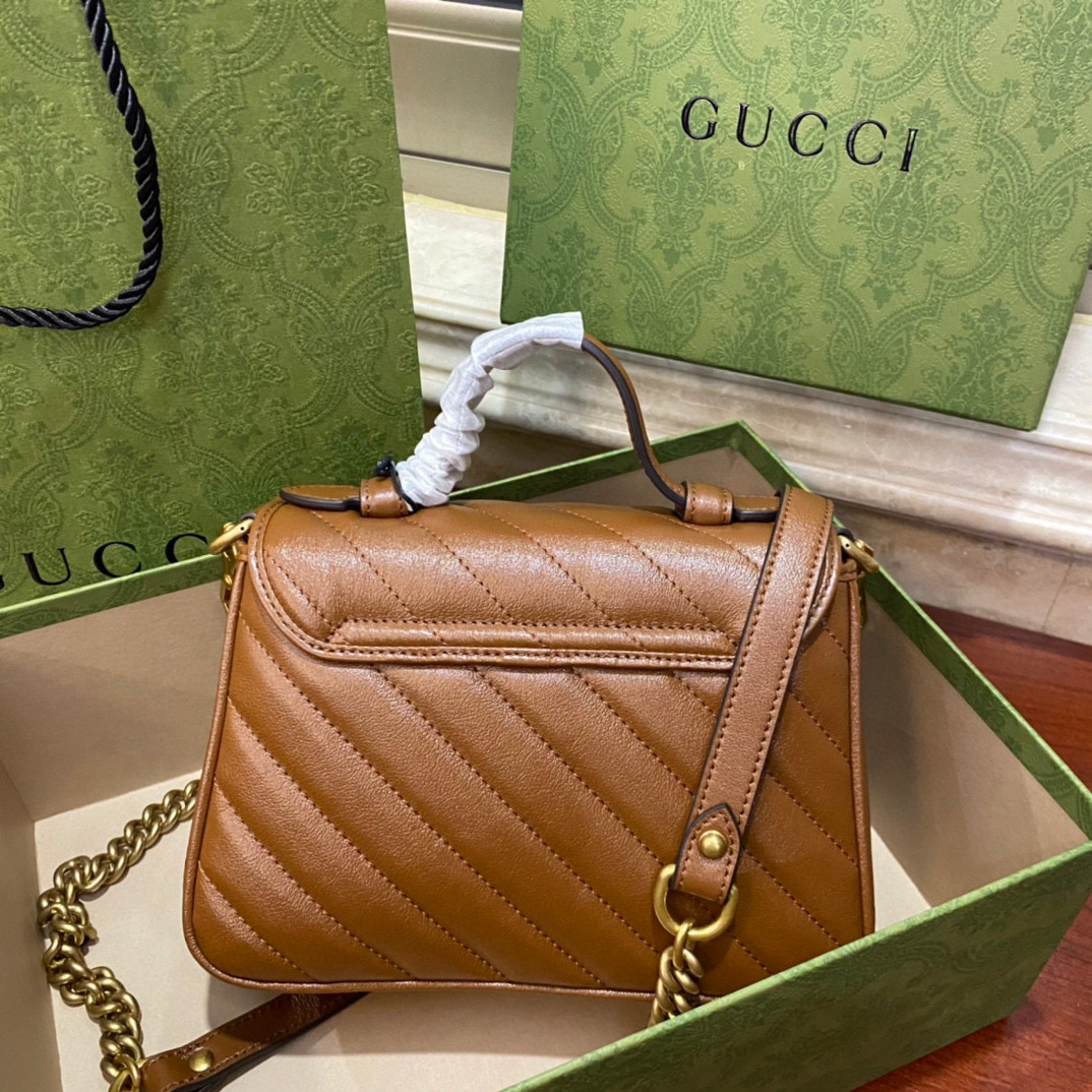 G*u*i gg marmont mini top handle bag