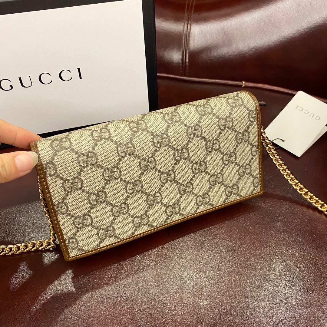 G*u*i horsebit 1955 chain wallet