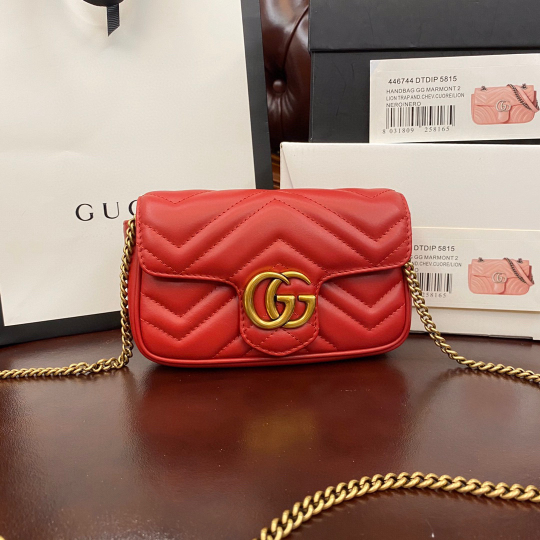 g*u*i gg marmont S*per mini bag