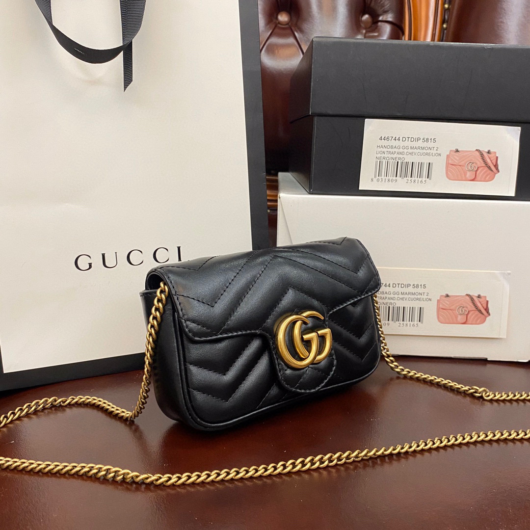 g*u*i gg marmont S*per mini bag