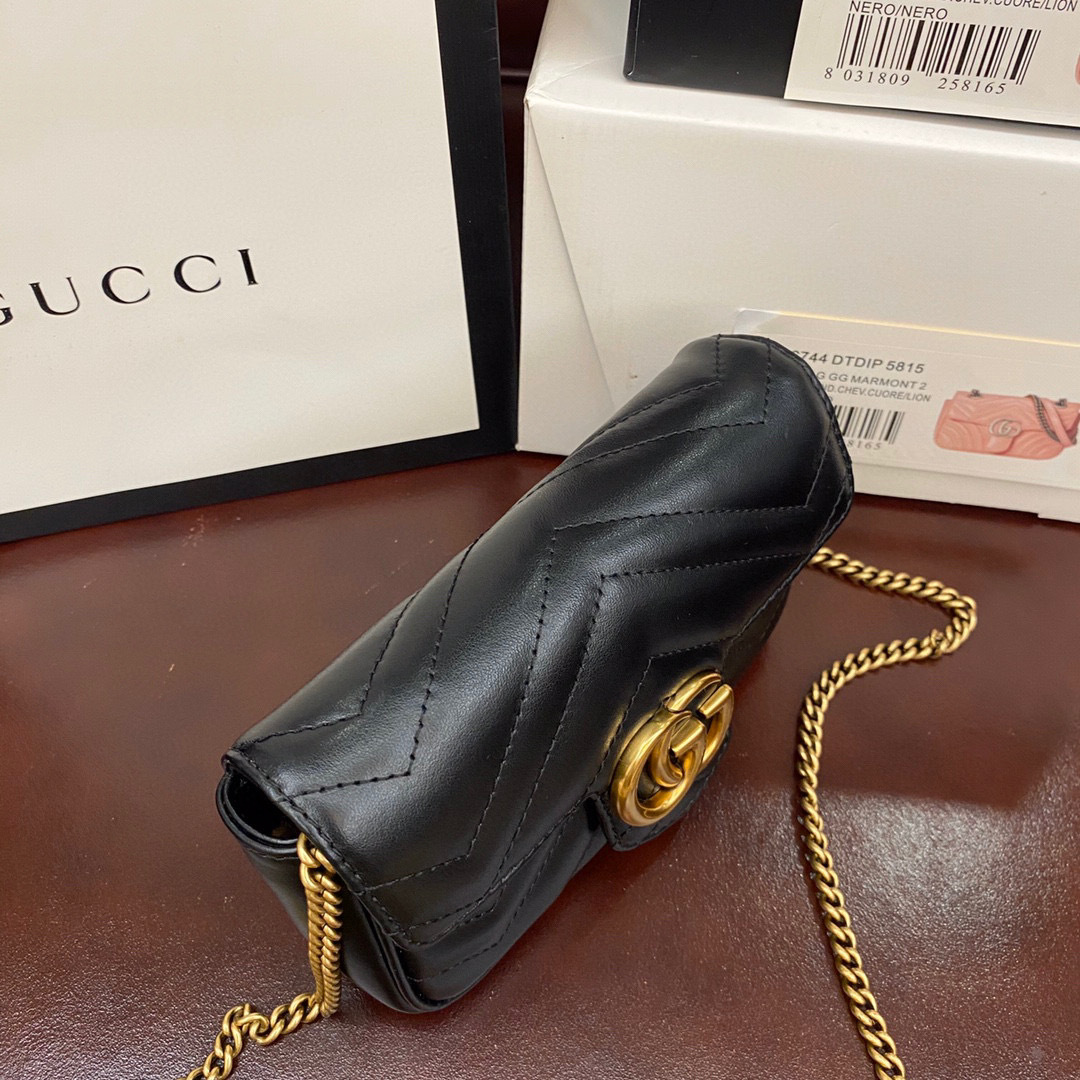 g*u*i gg marmont S*per mini bag