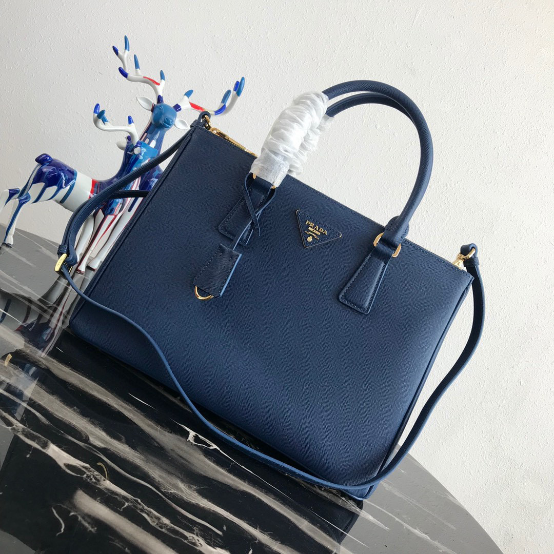 large Pra*a galleria saffiano leather bag