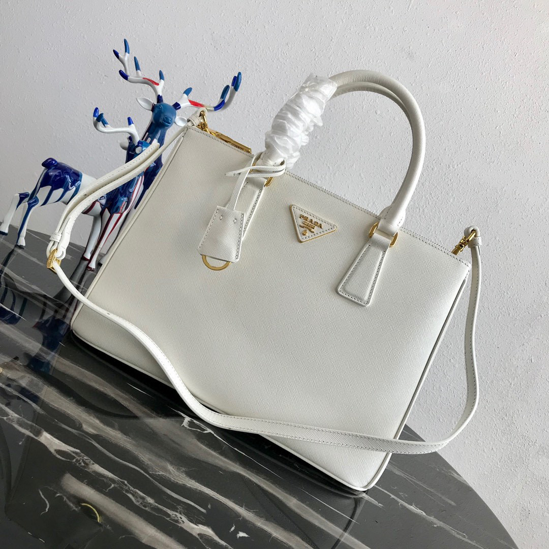 large Pra*a galleria saffiano leather bag