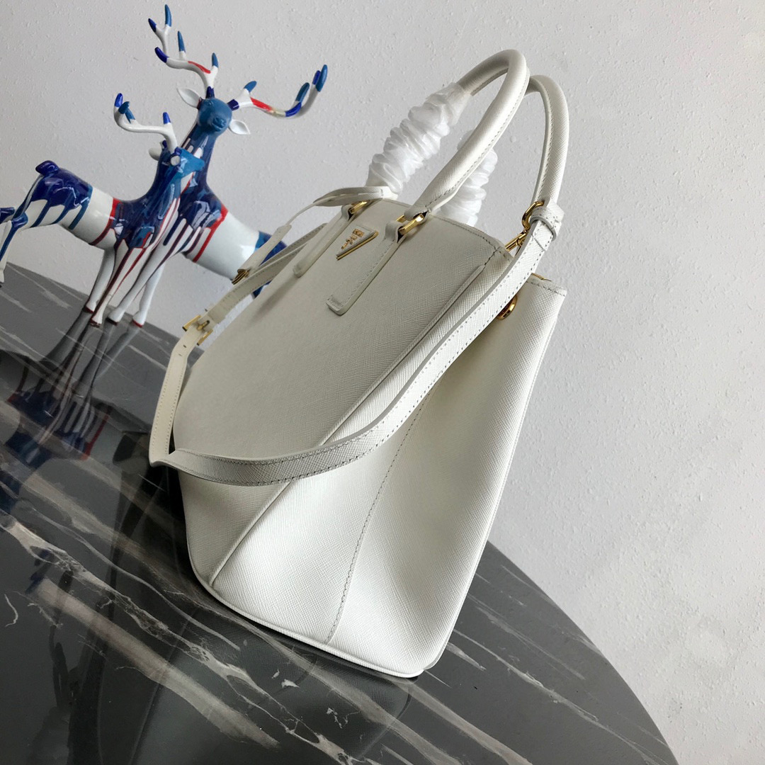 large Pra*a galleria saffiano leather bag
