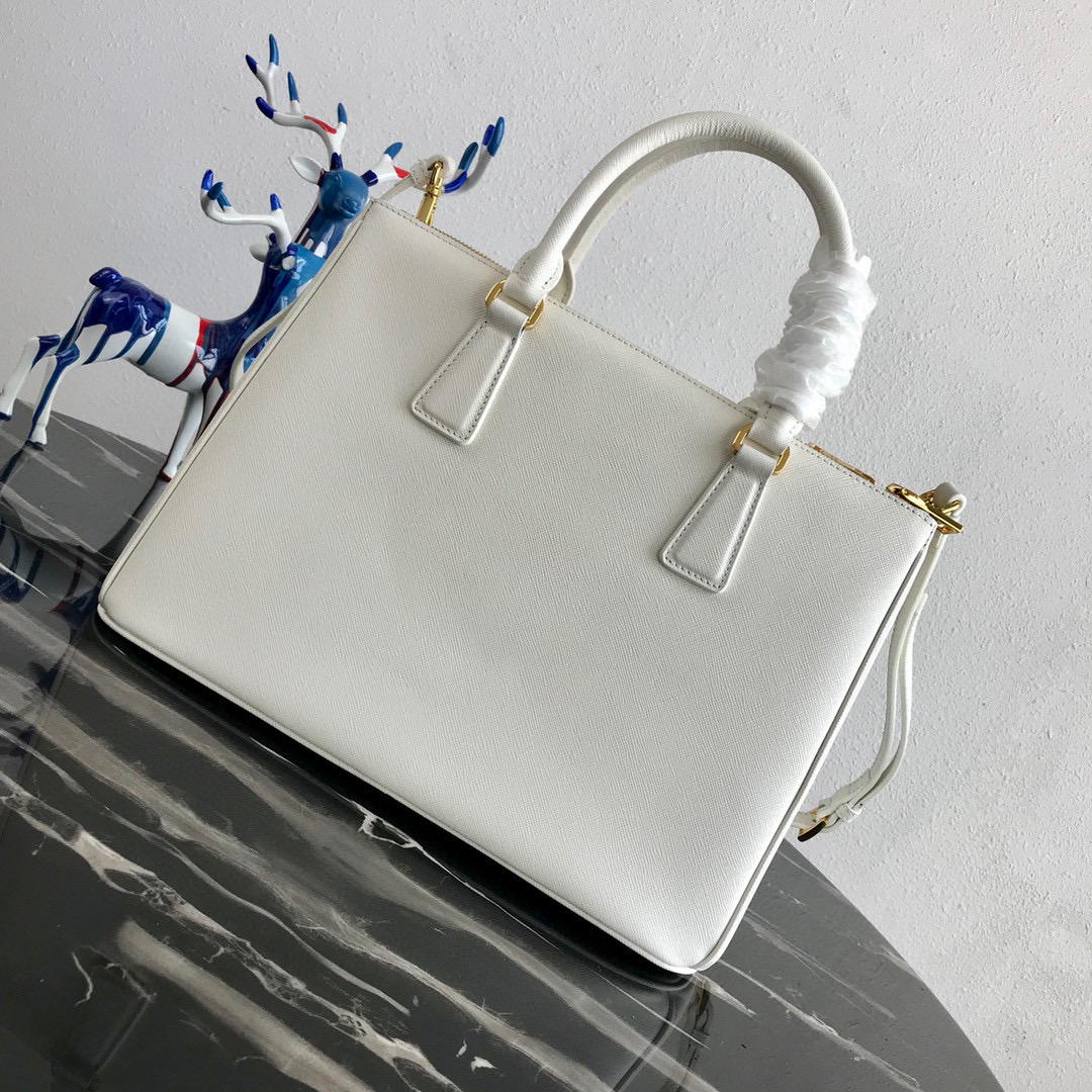 large Pra*a galleria saffiano leather bag