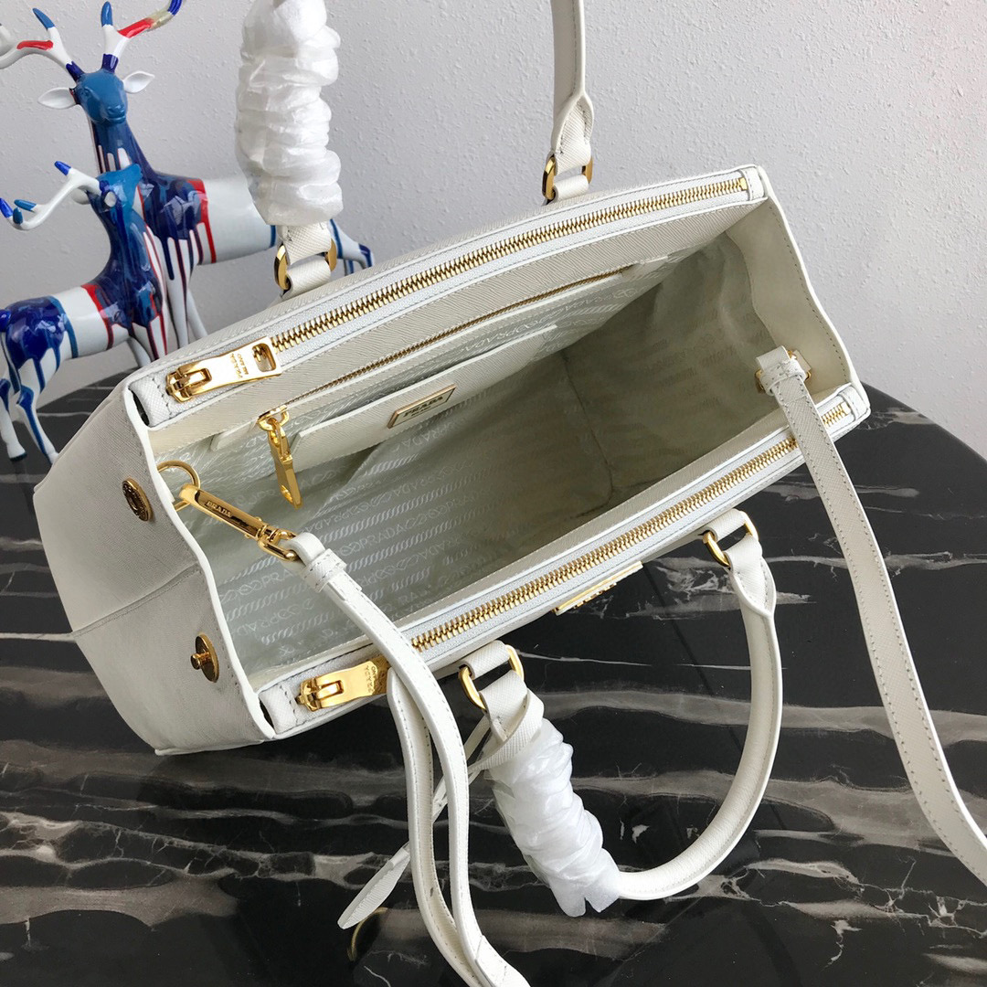 large Pra*a galleria saffiano leather bag