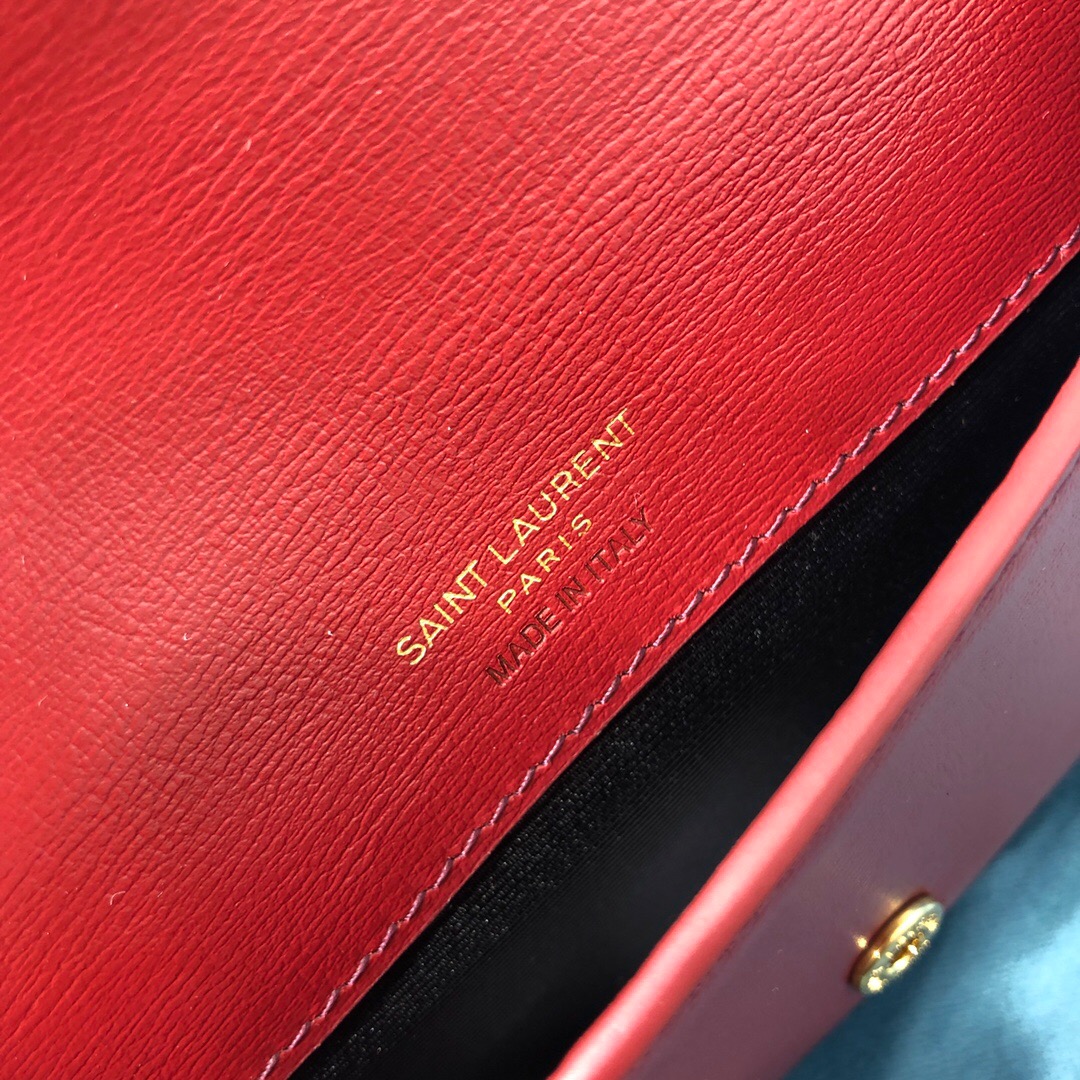 YSL CASSANDRE PHONE HOLDER WITH STRAP