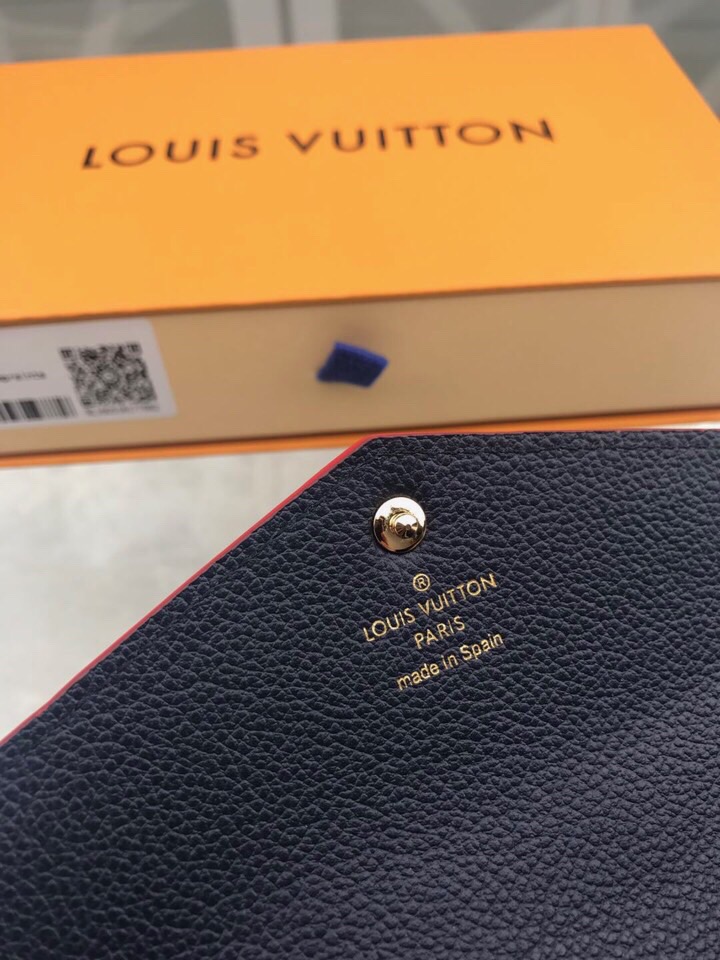 l**is V*t*n wallet navy blue