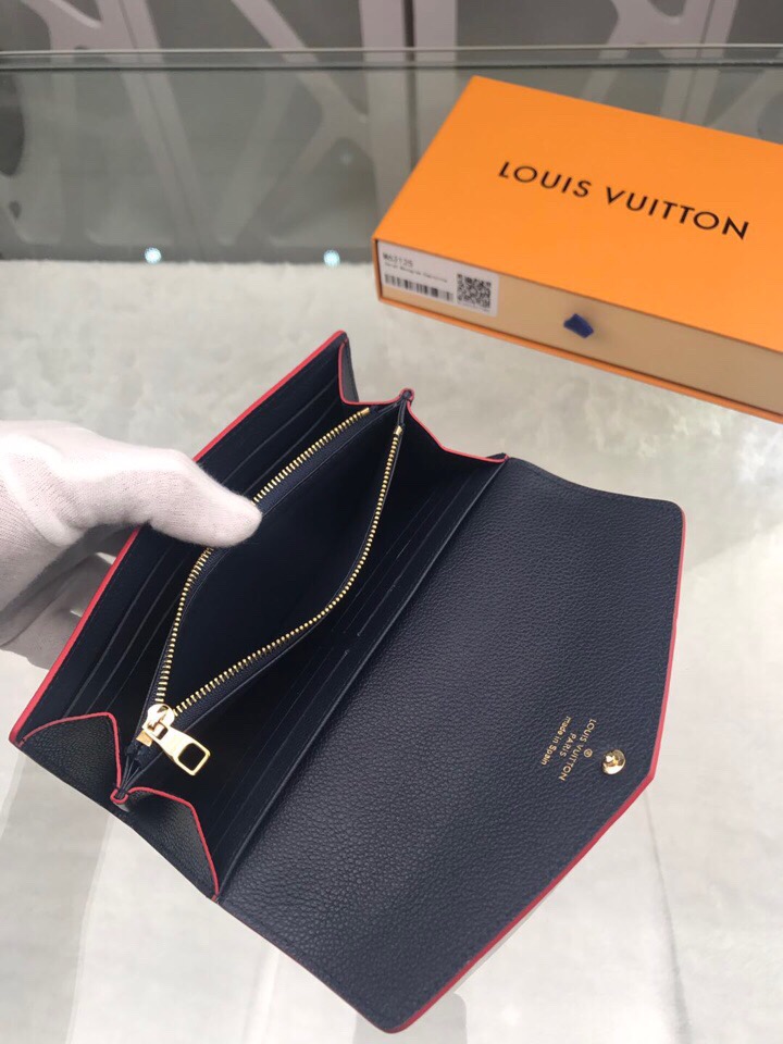 l**is V*t*n wallet navy blue