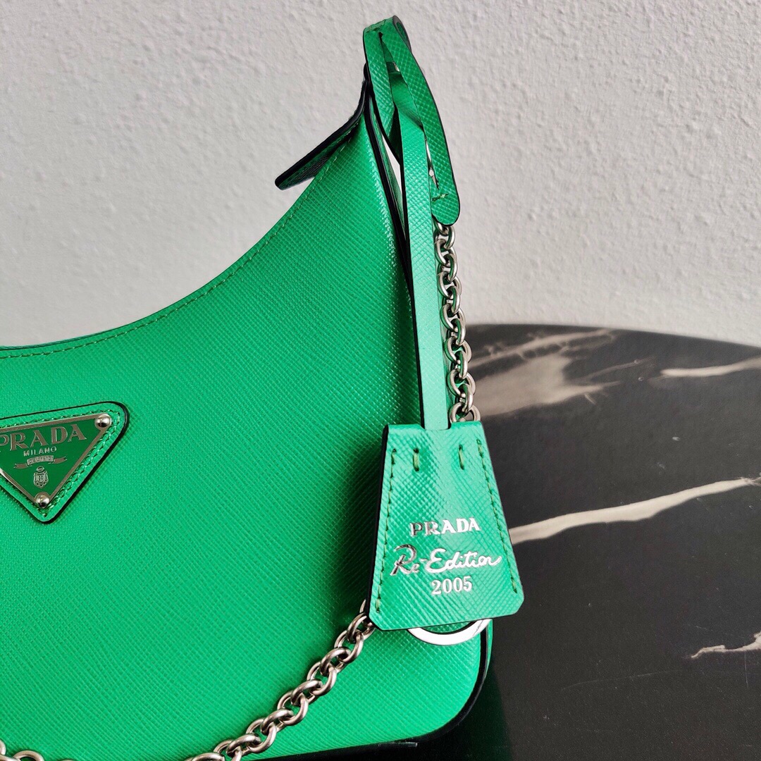 Pra*a re-edition 2005 saffiano leather bag