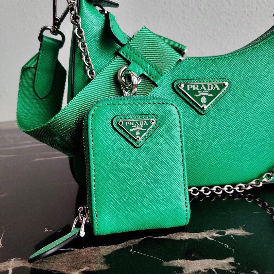 Pra*a re-edition 2005 saffiano leather bag