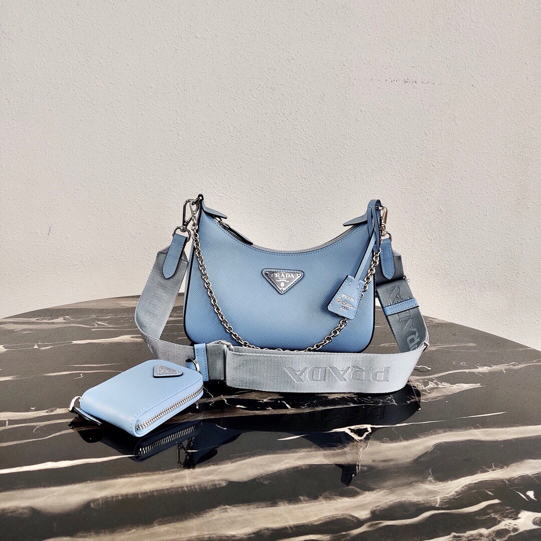 Pra*a re-edition 2005 saffiano leather bag