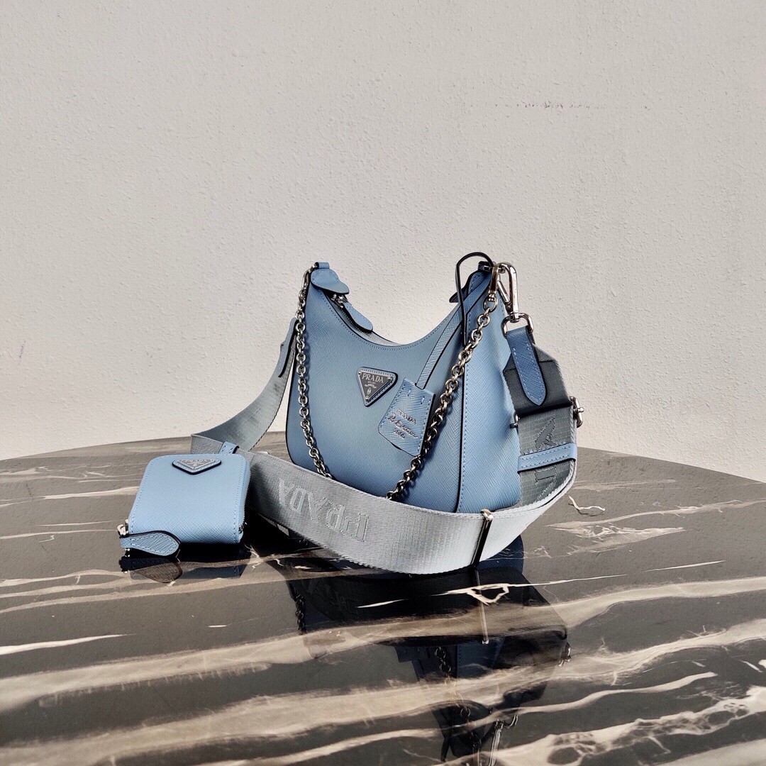 Pra*a re-edition 2005 saffiano leather bag