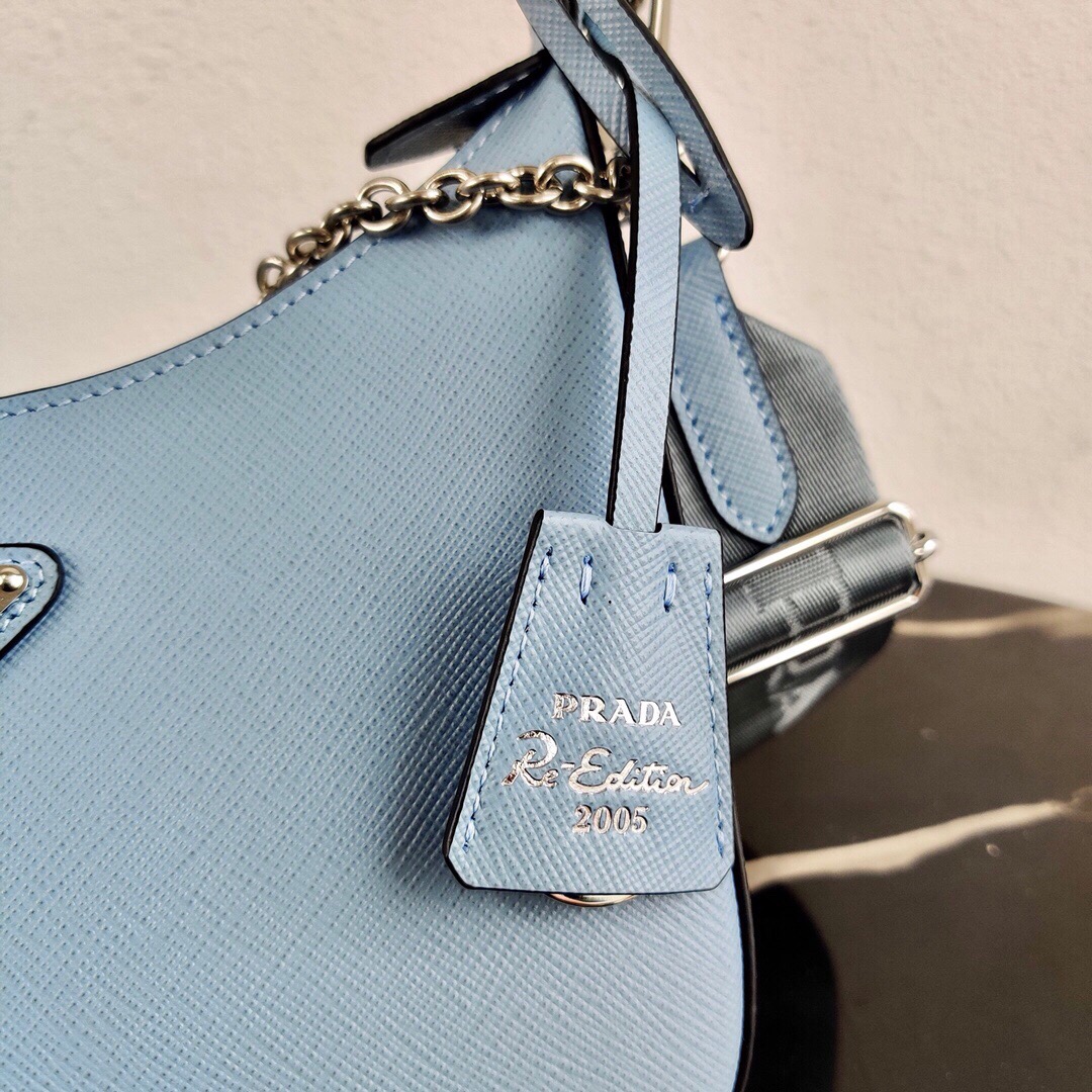 Pra*a re-edition 2005 saffiano leather bag