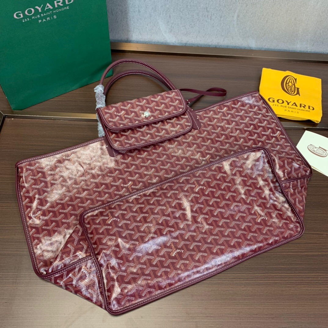 go*ard saint L**is gm tote bag canvas reversible