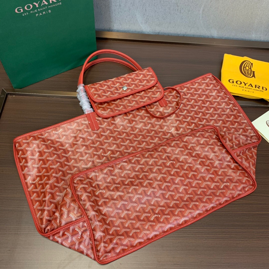 go*ard saint L**is gm tote bag canvas reversible