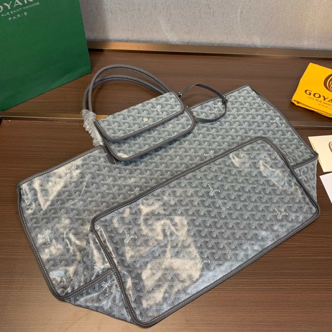 go*ard saint L**is gm tote bag canvas reversible