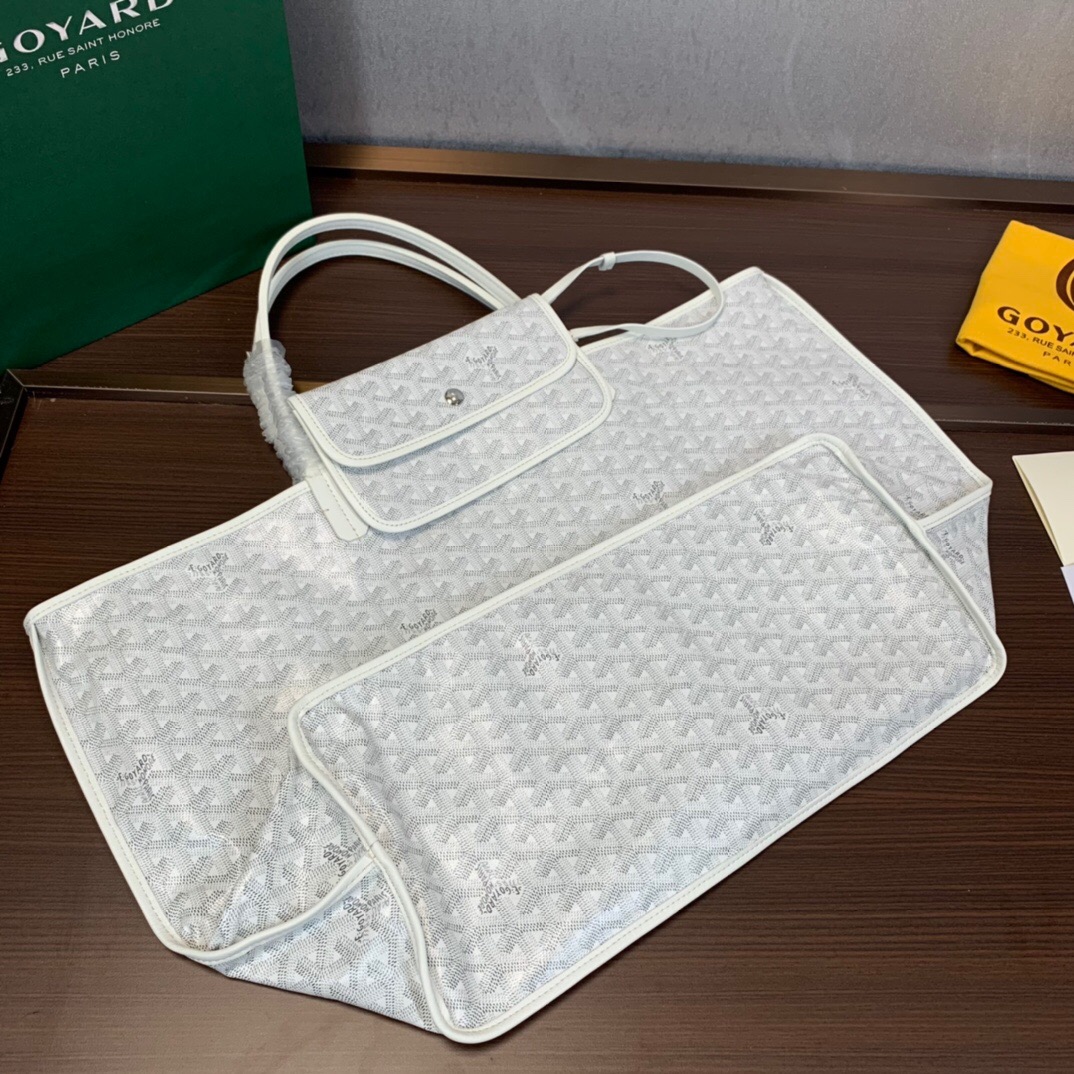 go*ard saint L**is gm tote bag canvas reversible