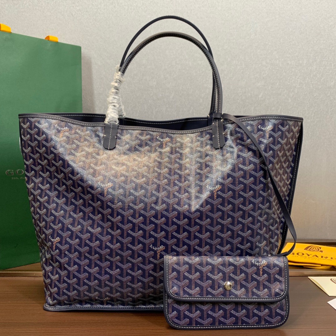 go*ard saint L**is gm tote bag canvas reversible