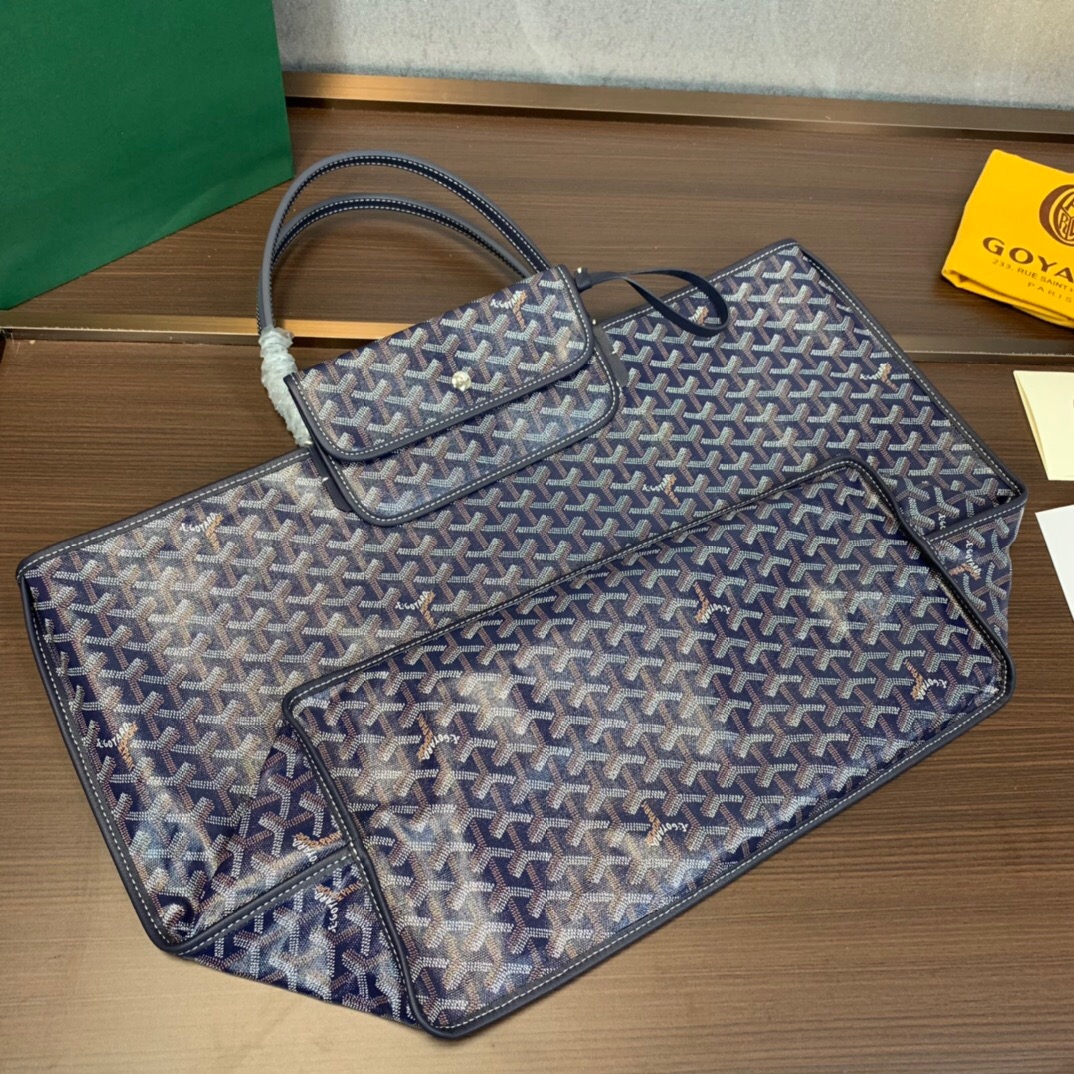 go*ard saint L**is gm tote bag canvas reversible