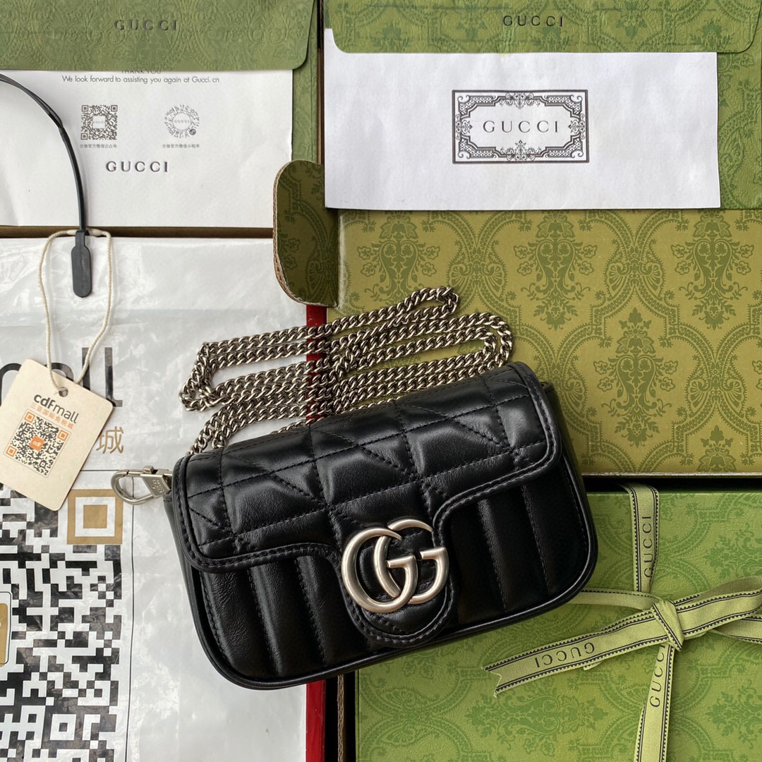 g*u*i gg marmont S*per mini bag