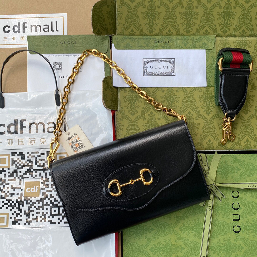 G*u*i horsebit 1955 chain bag
