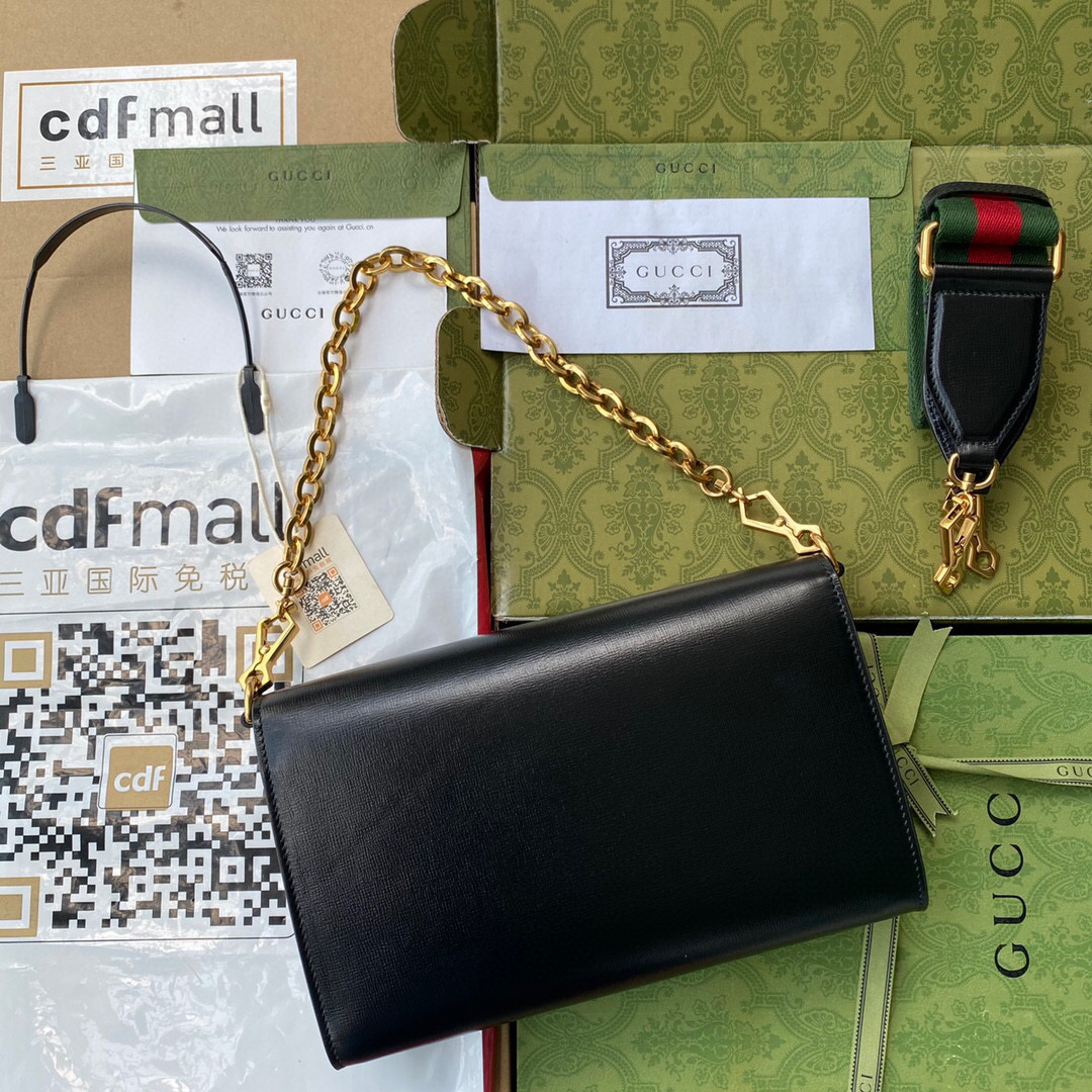 G*u*i horsebit 1955 chain bag