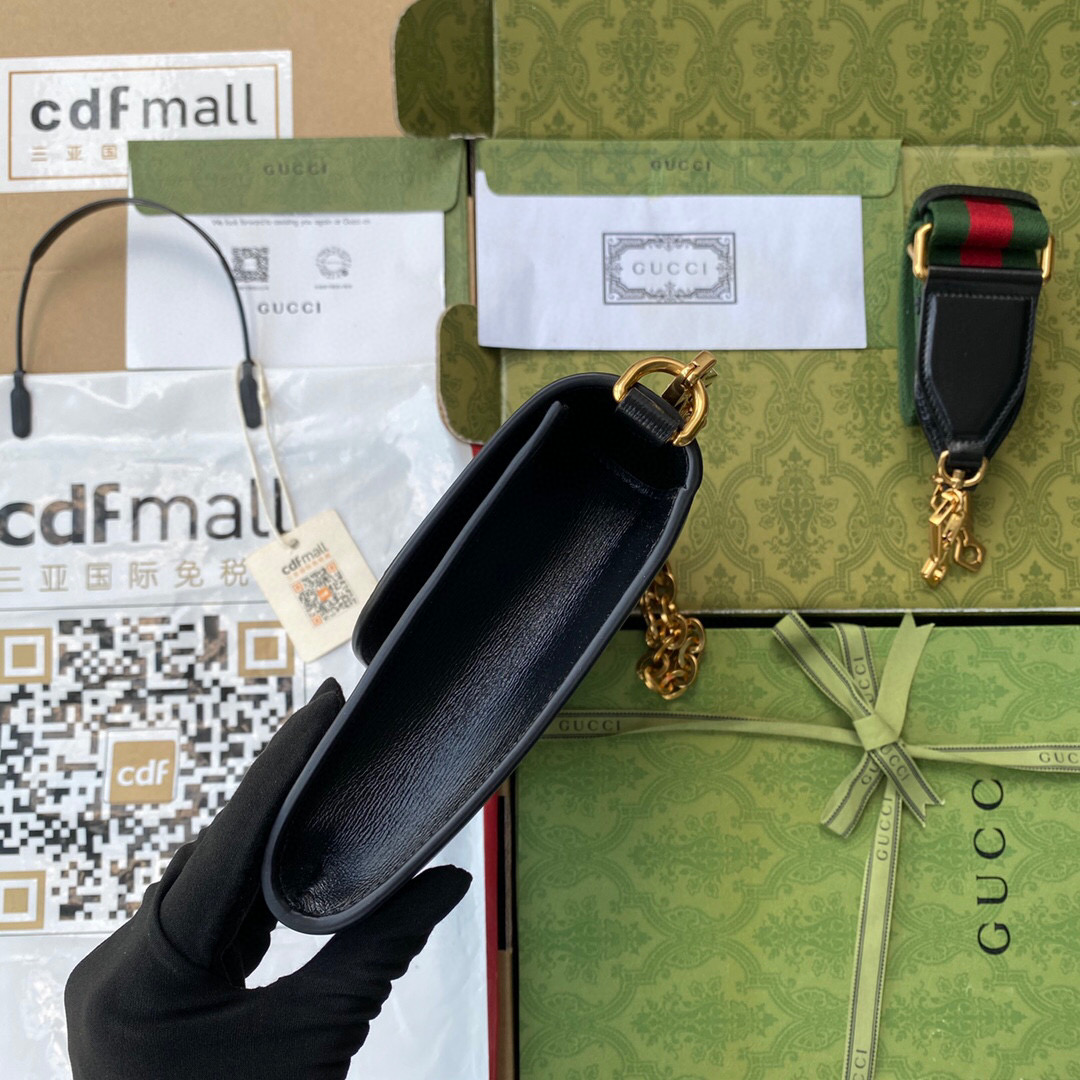 G*u*i horsebit 1955 chain bag