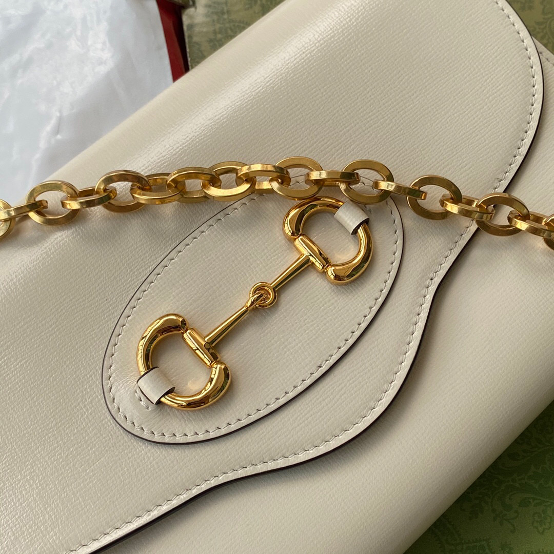 G*u*i horsebit 1955 chain bag