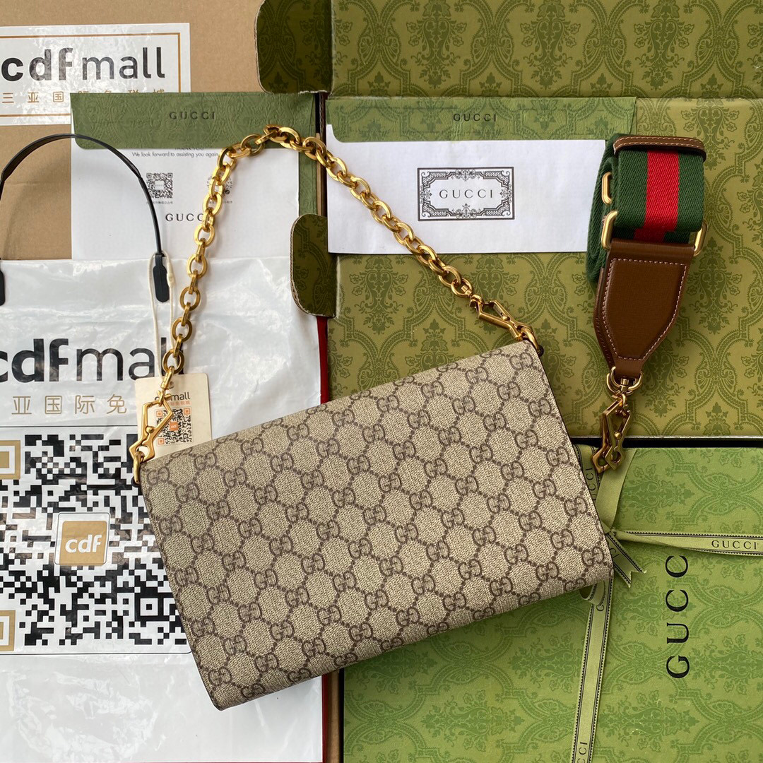 G*u*i horsebit 1955 chain bag