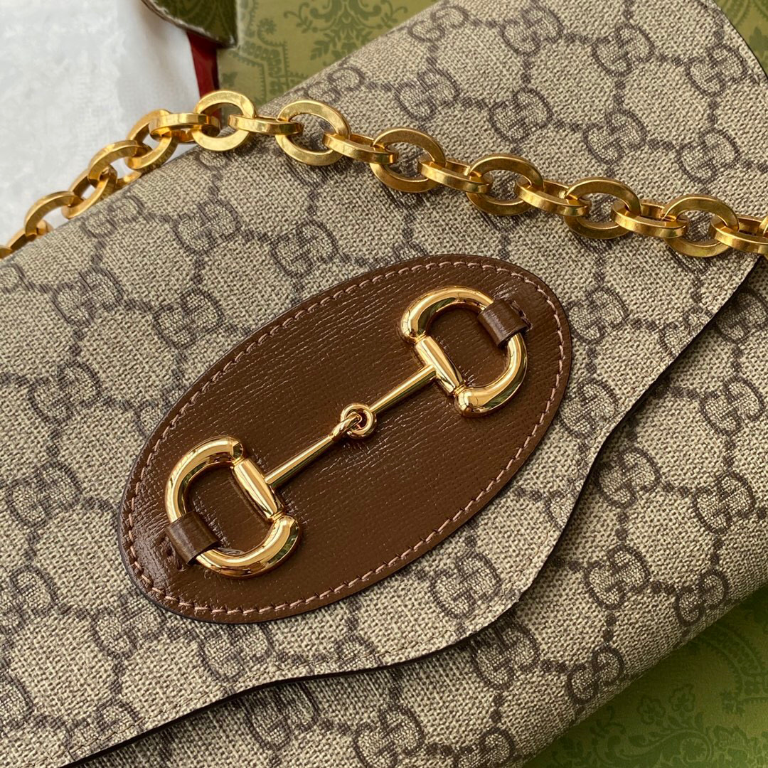 G*u*i horsebit 1955 chain bag