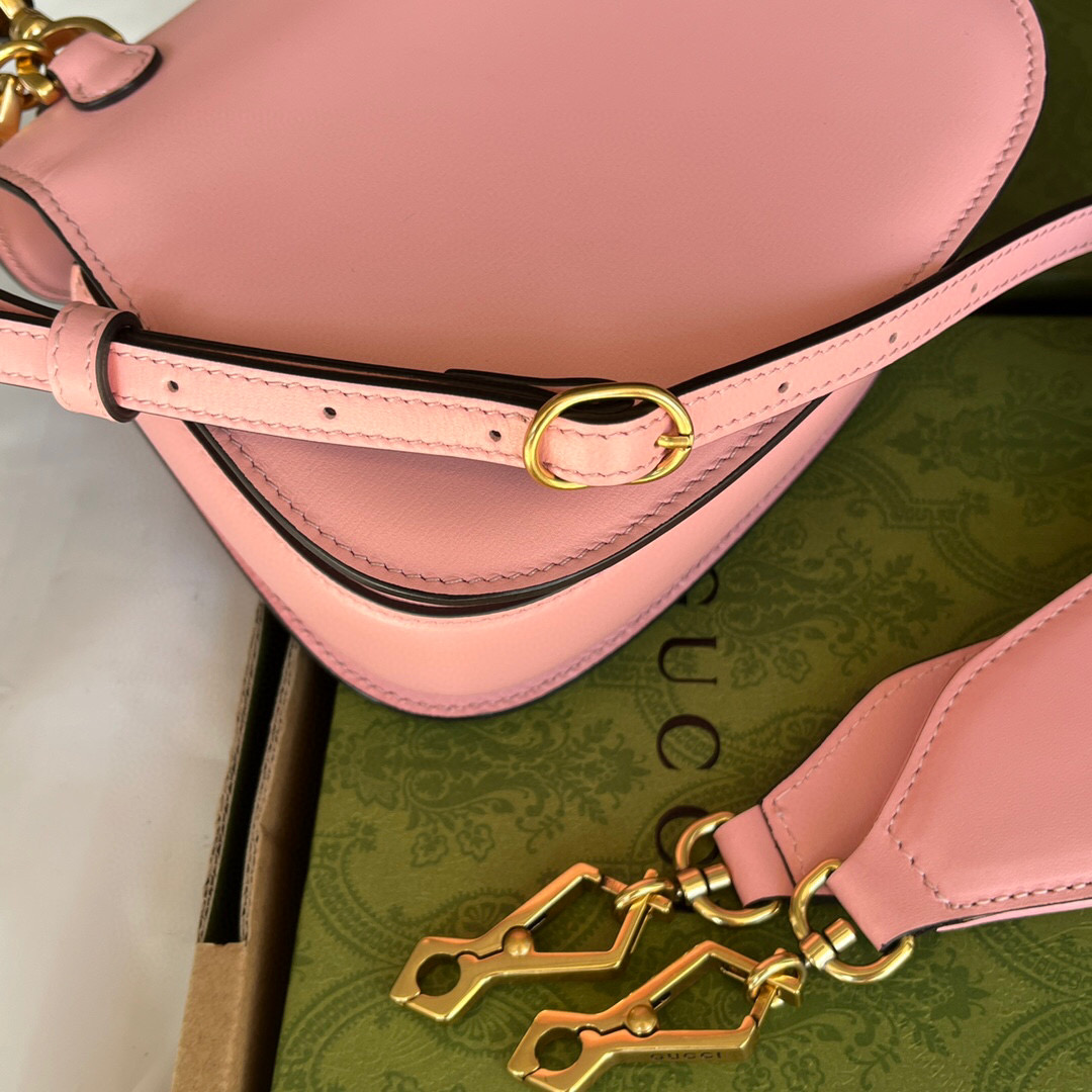 G*u*i bamboo handle bag