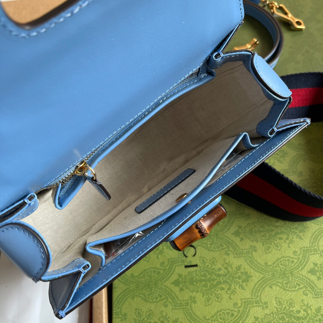 G*u*i bamboo handle bag