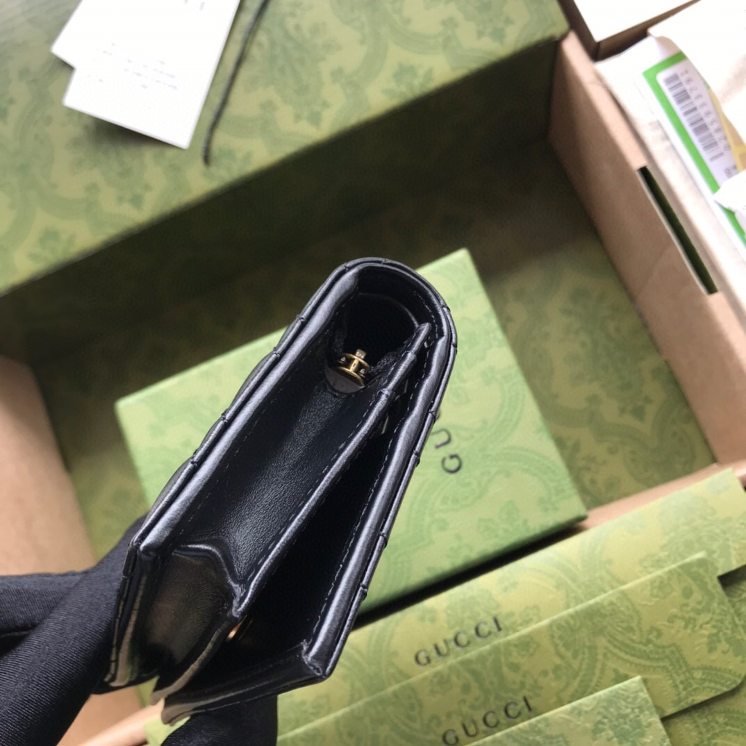 G*u*i gg marmont card case wallet