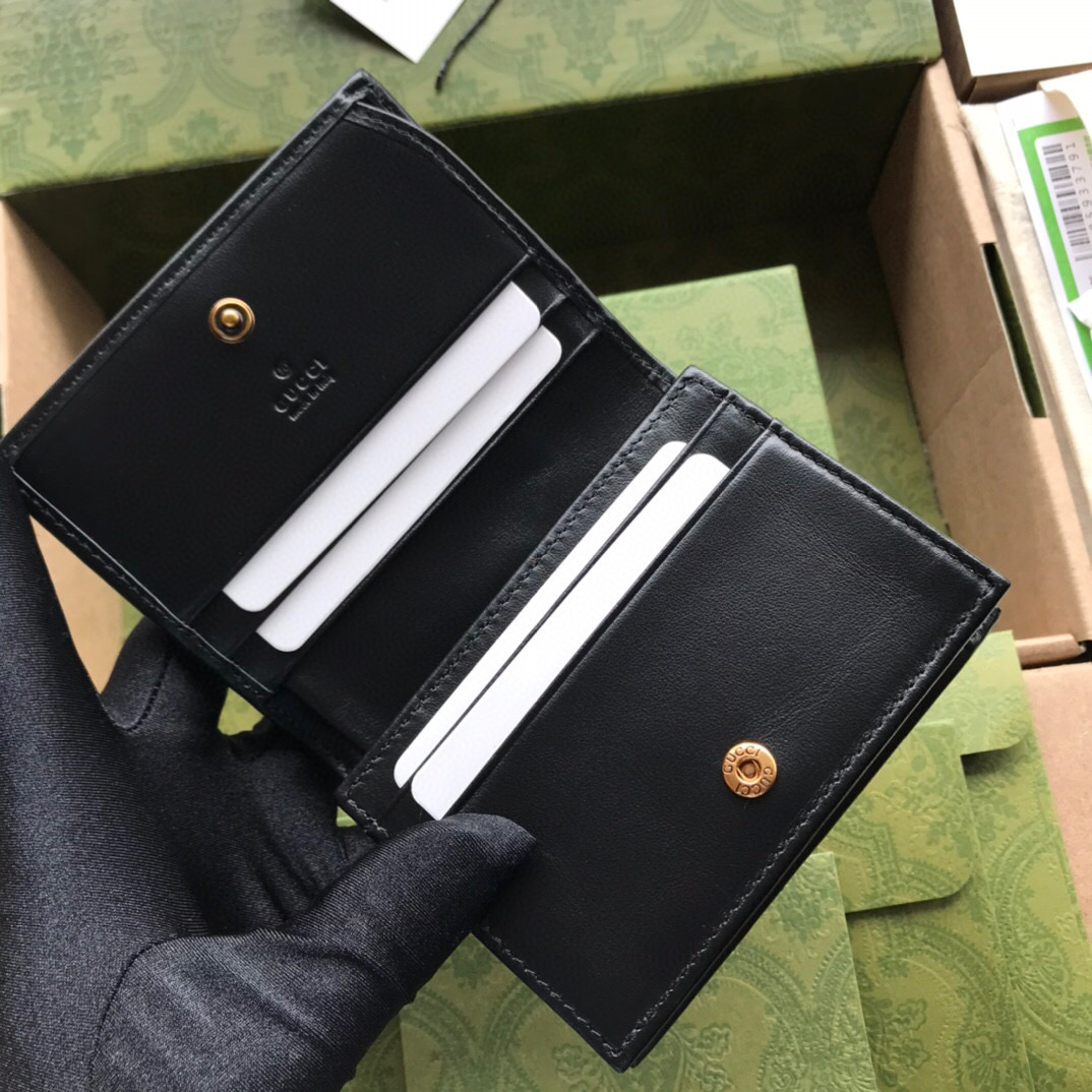 G*u*i gg marmont card case wallet