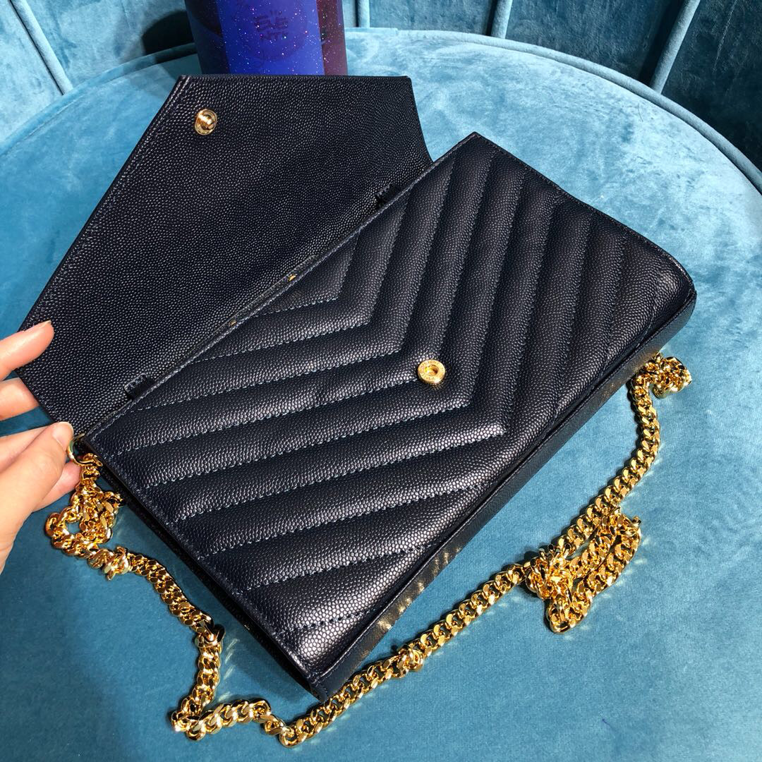 YSL CASSANDRE MATELASSÉ CHAIN WALLET