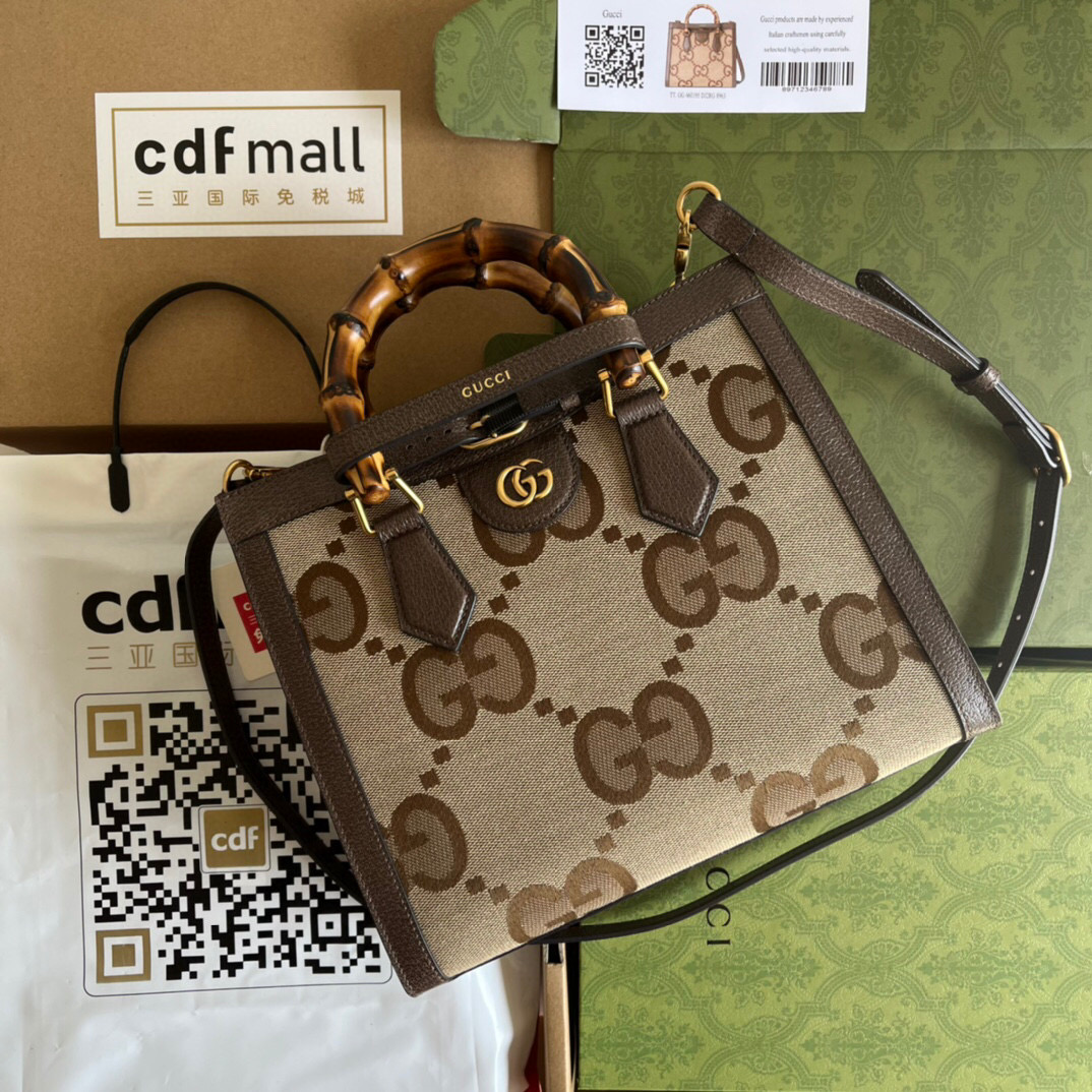 G*u*i diana jumbo gg small tote bag