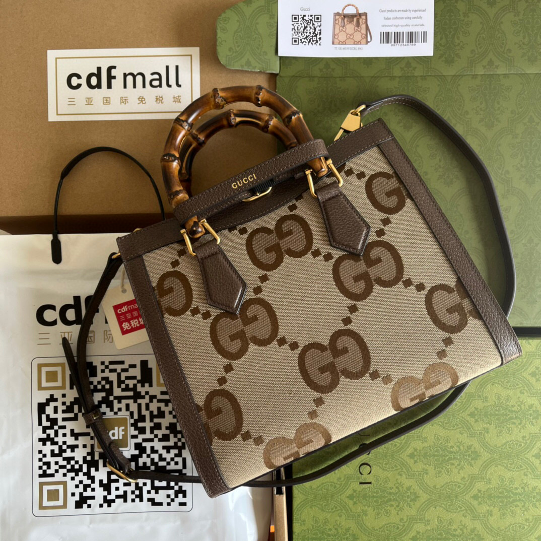 G*u*i diana jumbo gg small tote bag