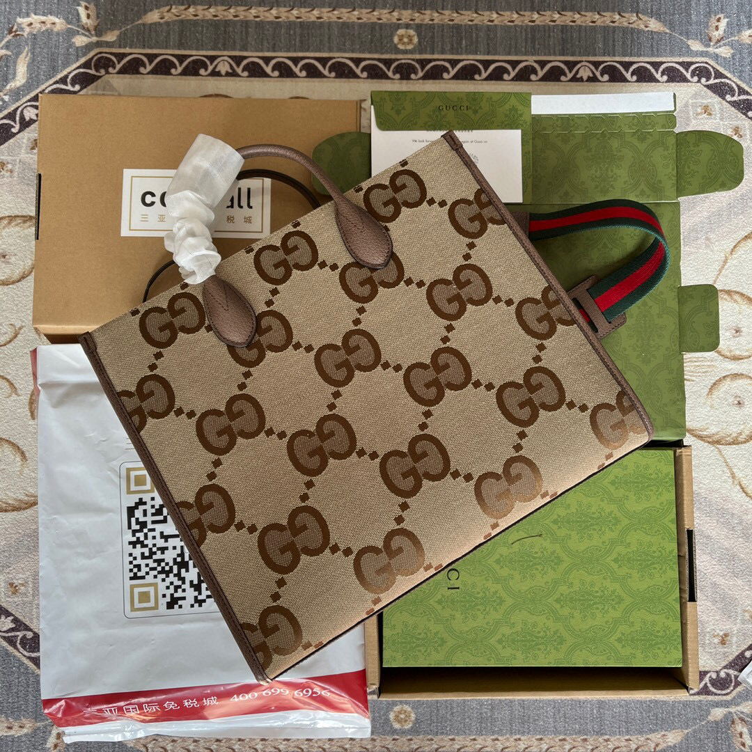 G*u*i jumbo gg tote bag