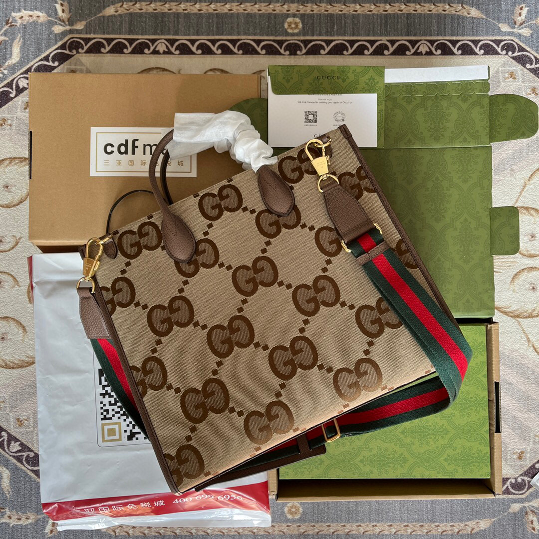 G*u*i jumbo gg tote bag