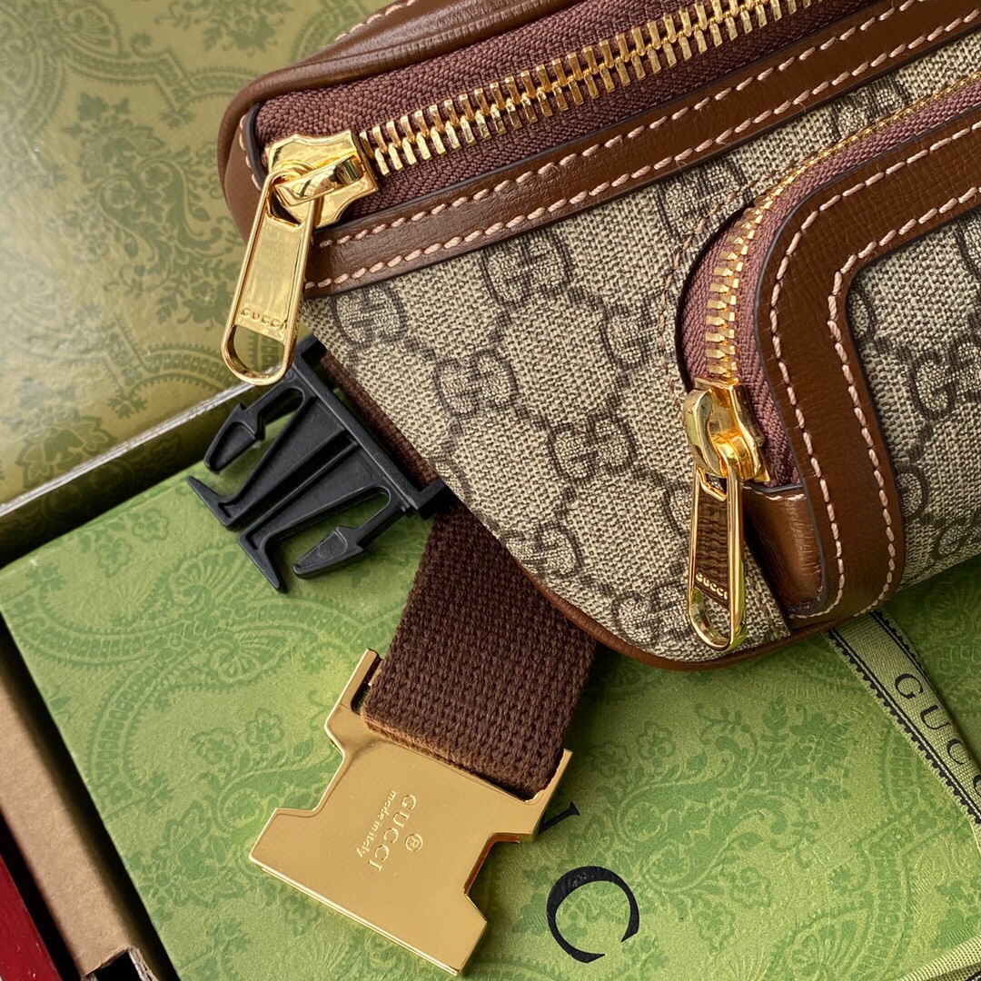 G*u*i belt bag with interlocking g