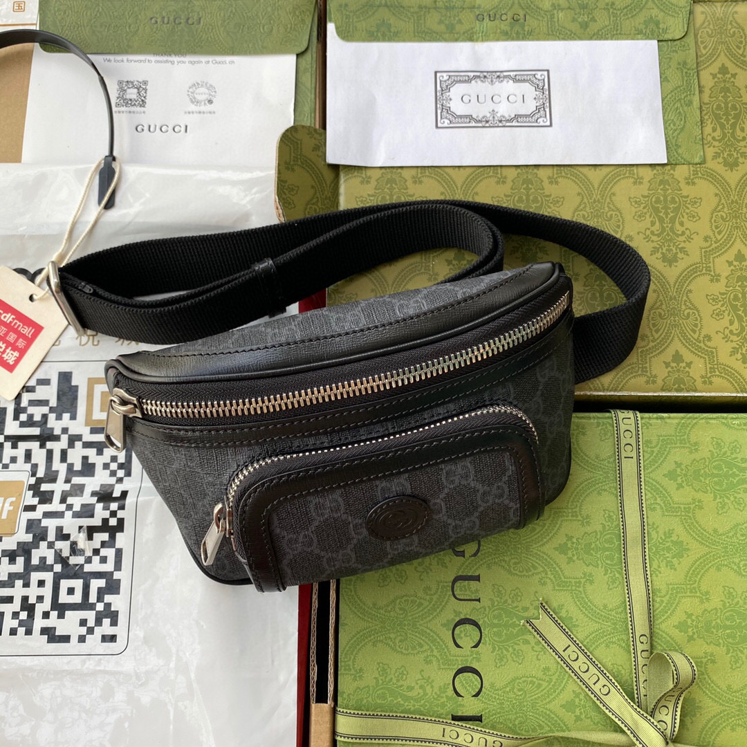 G*u*i belt bag with interlocking g