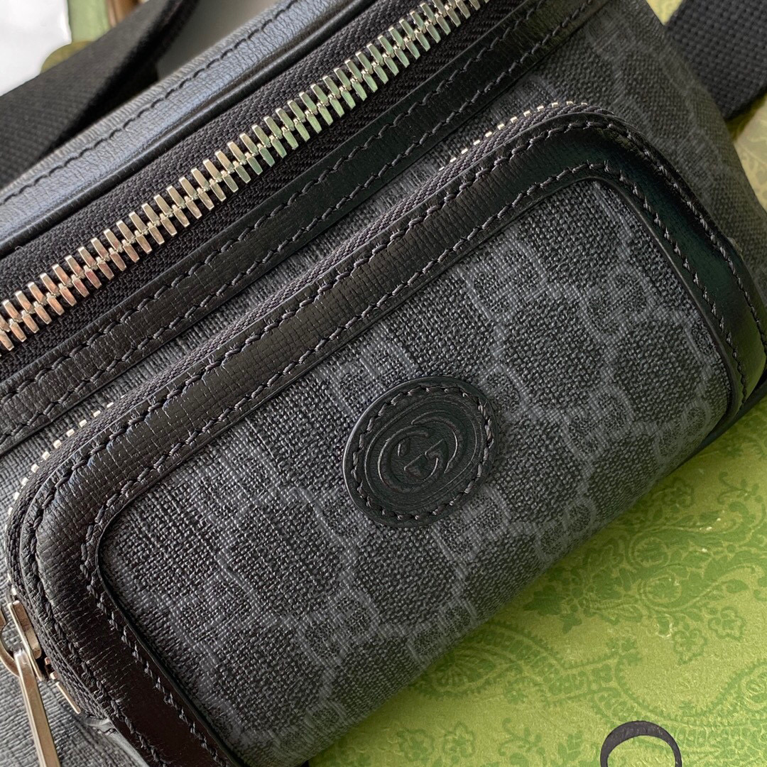 G*u*i belt bag with interlocking g