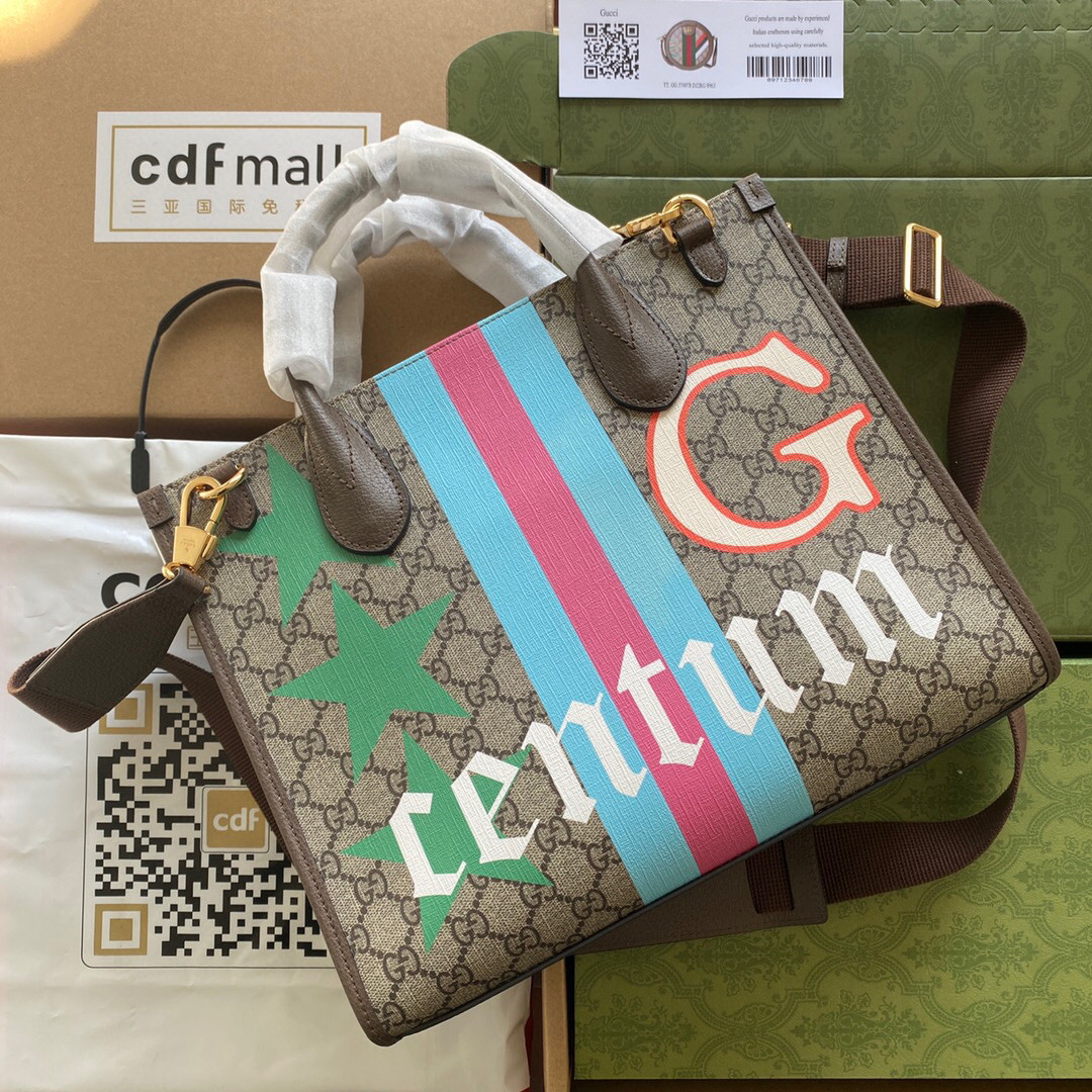 G*u*i medium tote bag with interlocking g