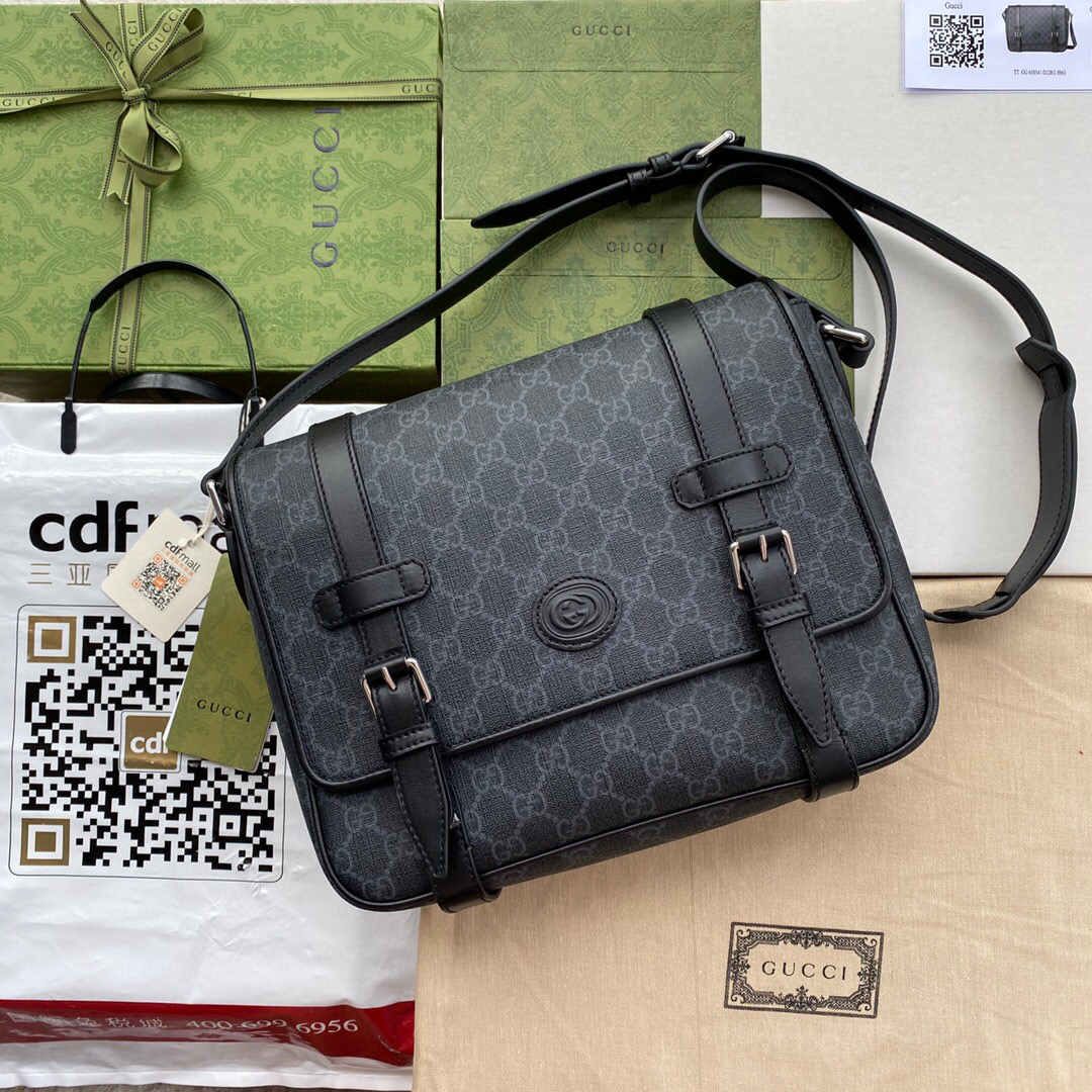 G*u*i gg messenger bag