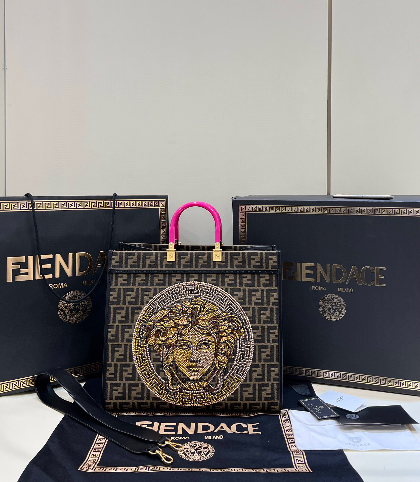 F**di by versace tote