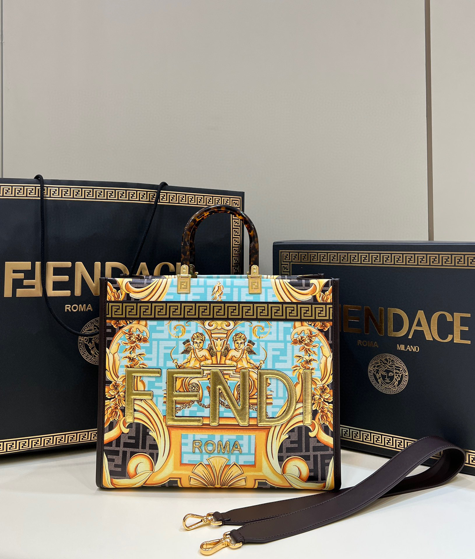 F**di by versace tote