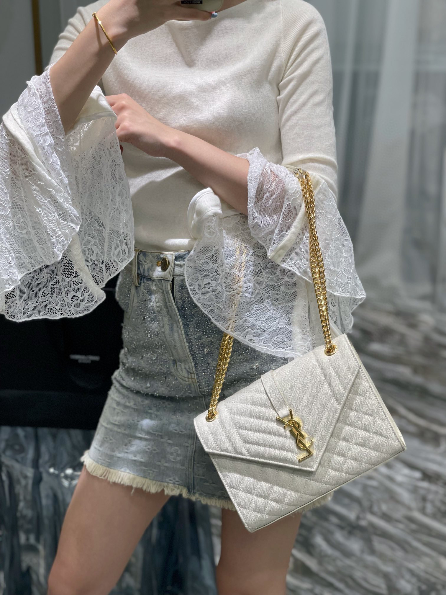 YSL Envelope Bag