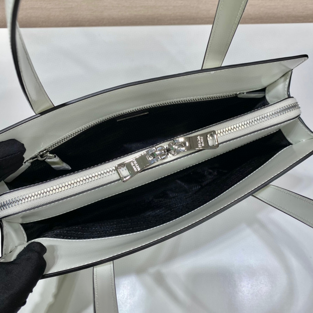 Pra*a re-edition 1995 brushed-leather medium handbag